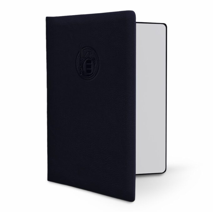 leather-folder-standing-emboss-security-dblue
